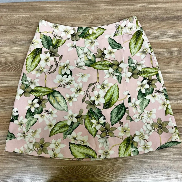 Tommy Bahama 100% Silk Wrap Tropical Skirt - Size 4 - Picture 1 of 8
